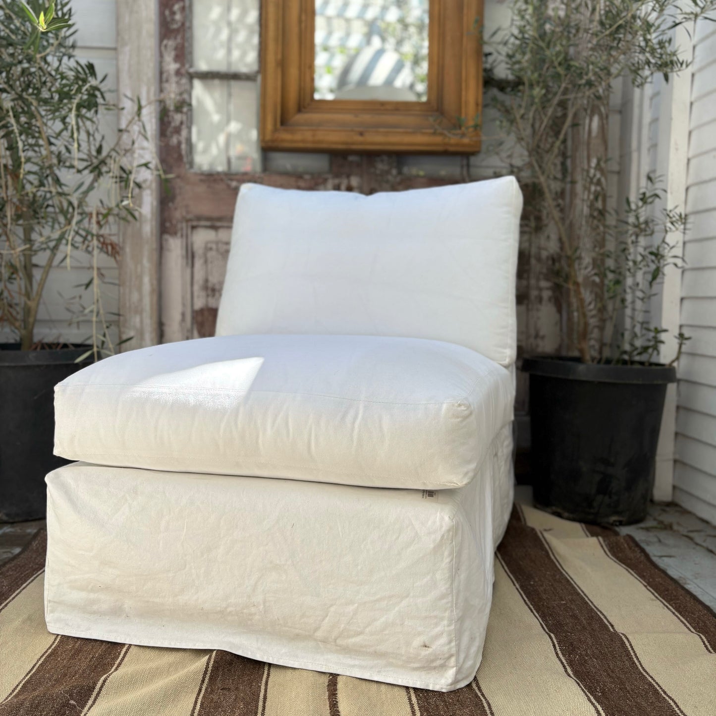 The Mattie Armless Chair