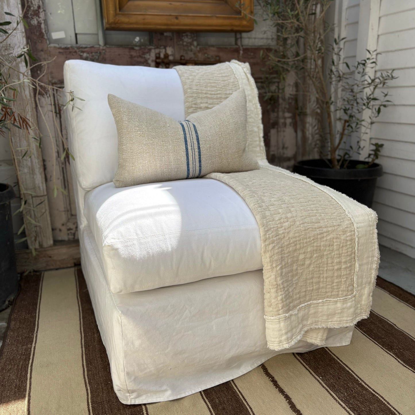 The Mattie Armless Chair