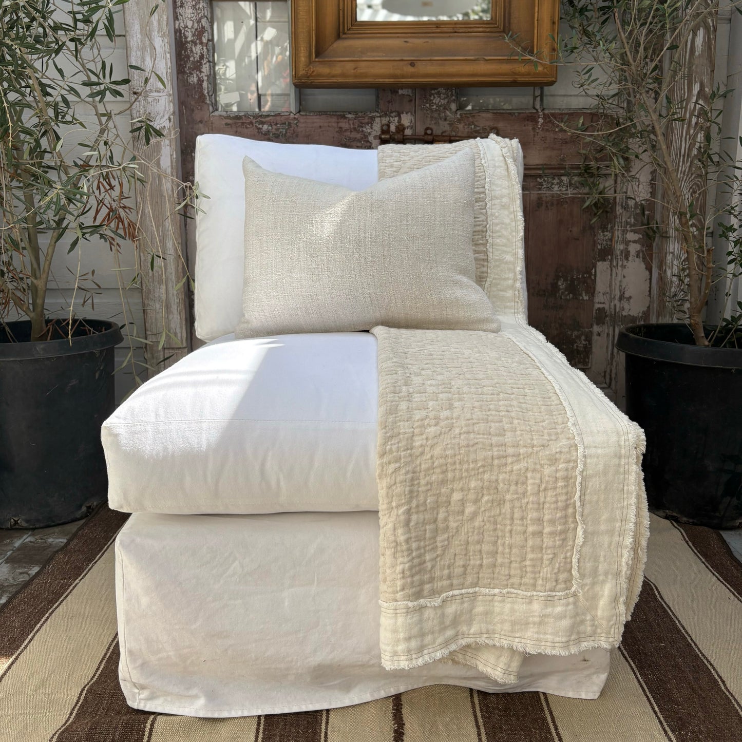 The Mattie Armless Chair