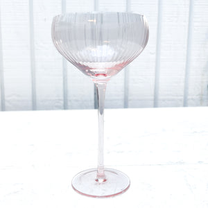 The GiGi Pink Coupe Glass