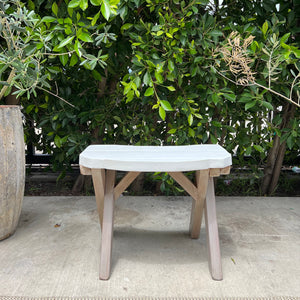 Redwood Bistro Table+Benches