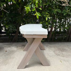 Redwood Bistro Table+Benches