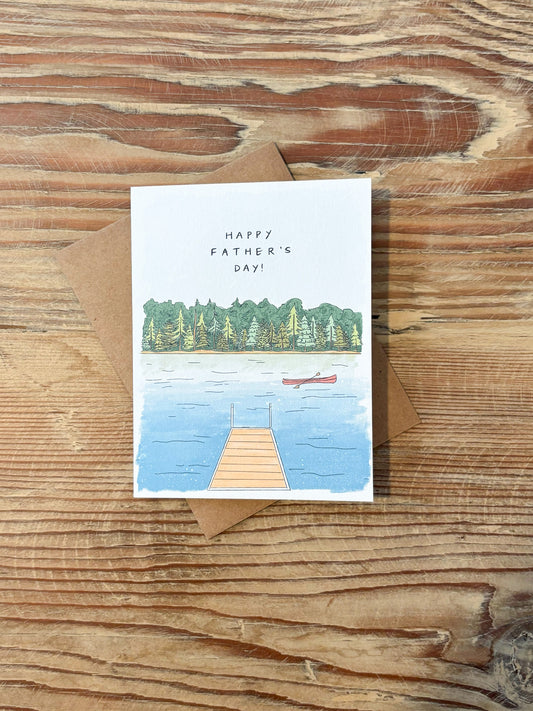 Lake Father's Day Card