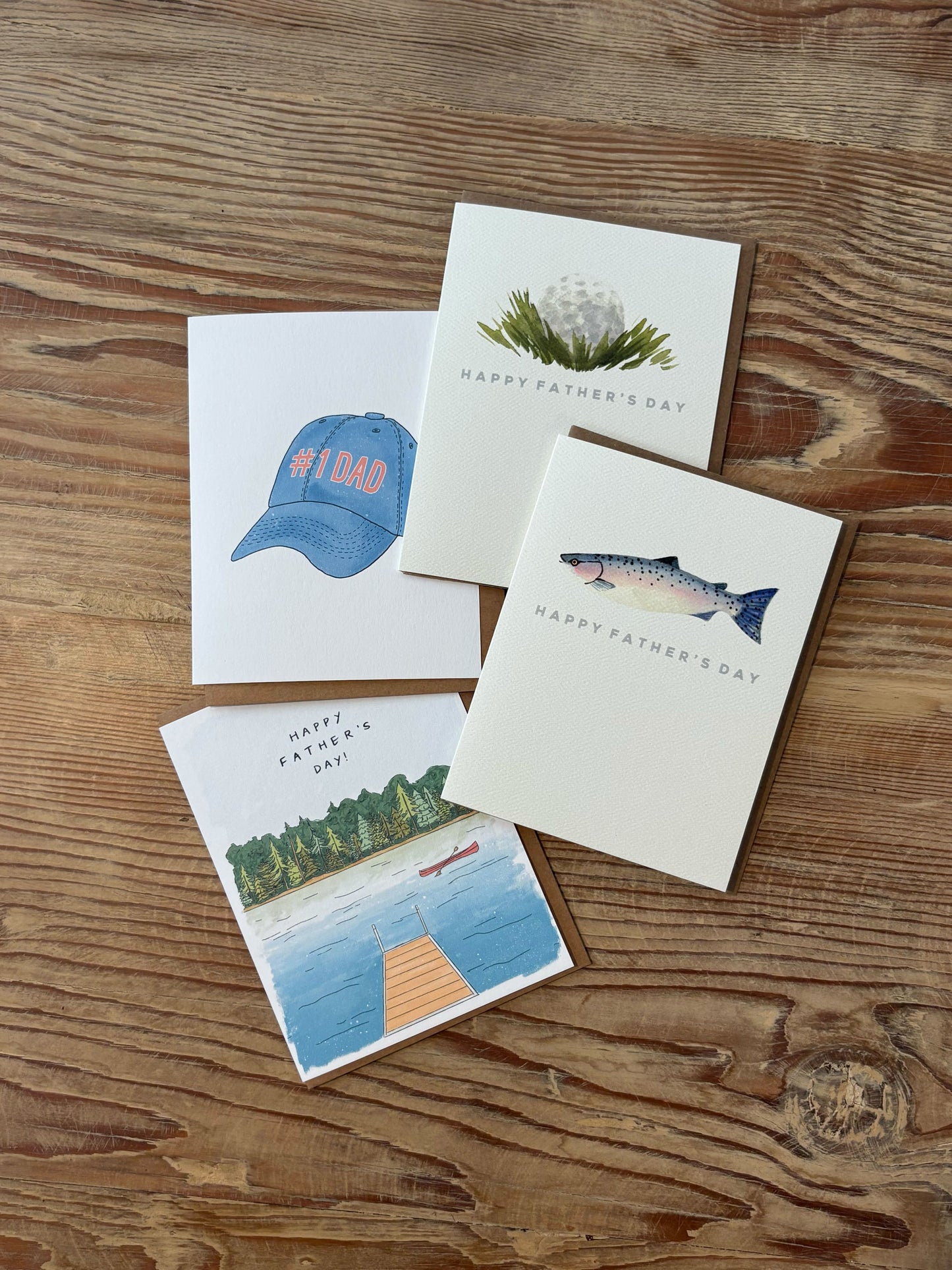 #1 Dad Father's Day Card