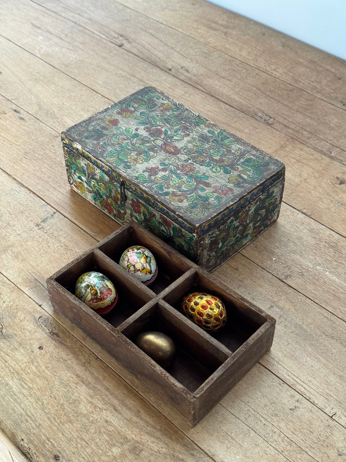 Kashmiri Folk Art Trinket Box