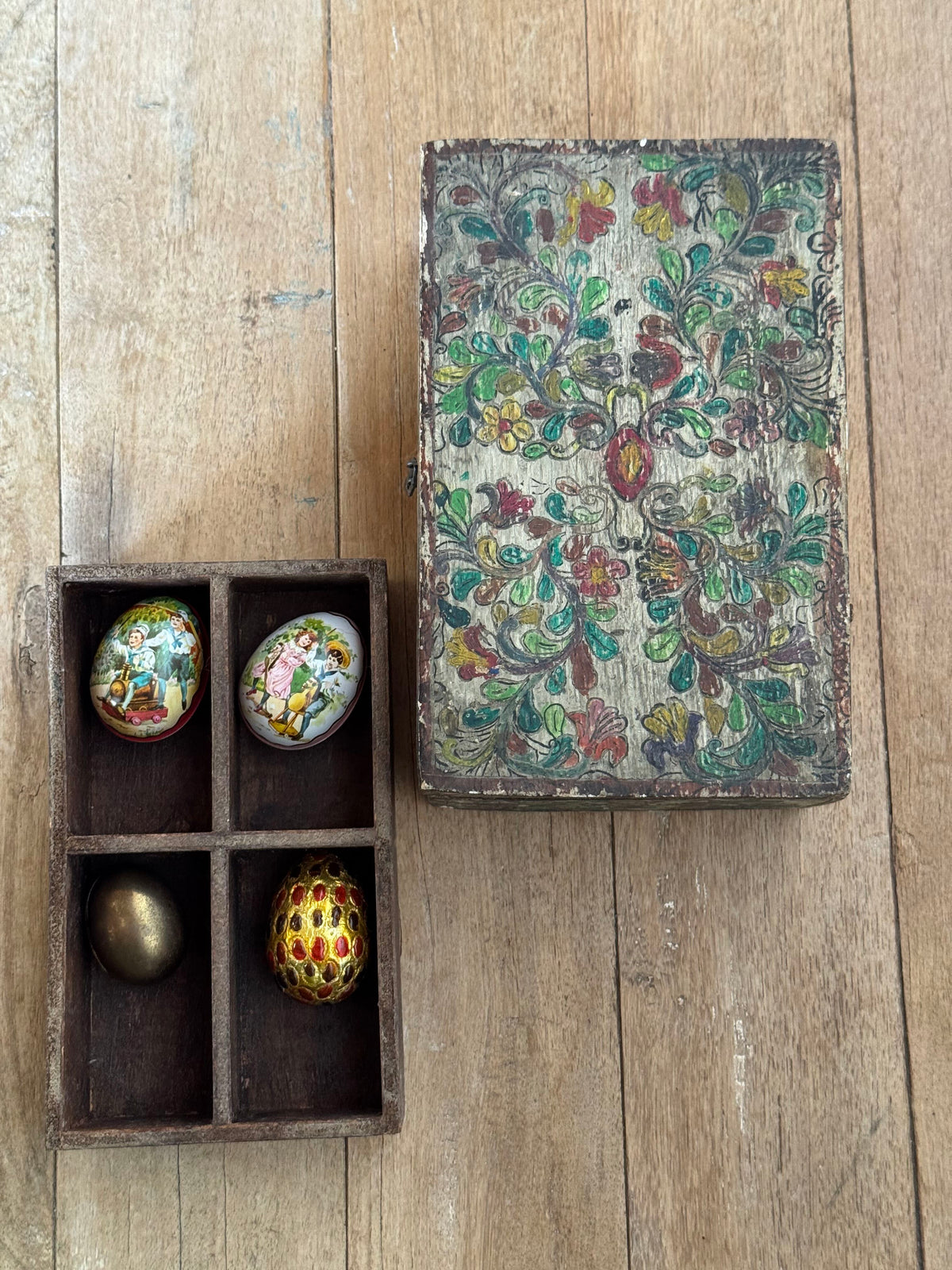Kashmiri Folk Art Trinket Box