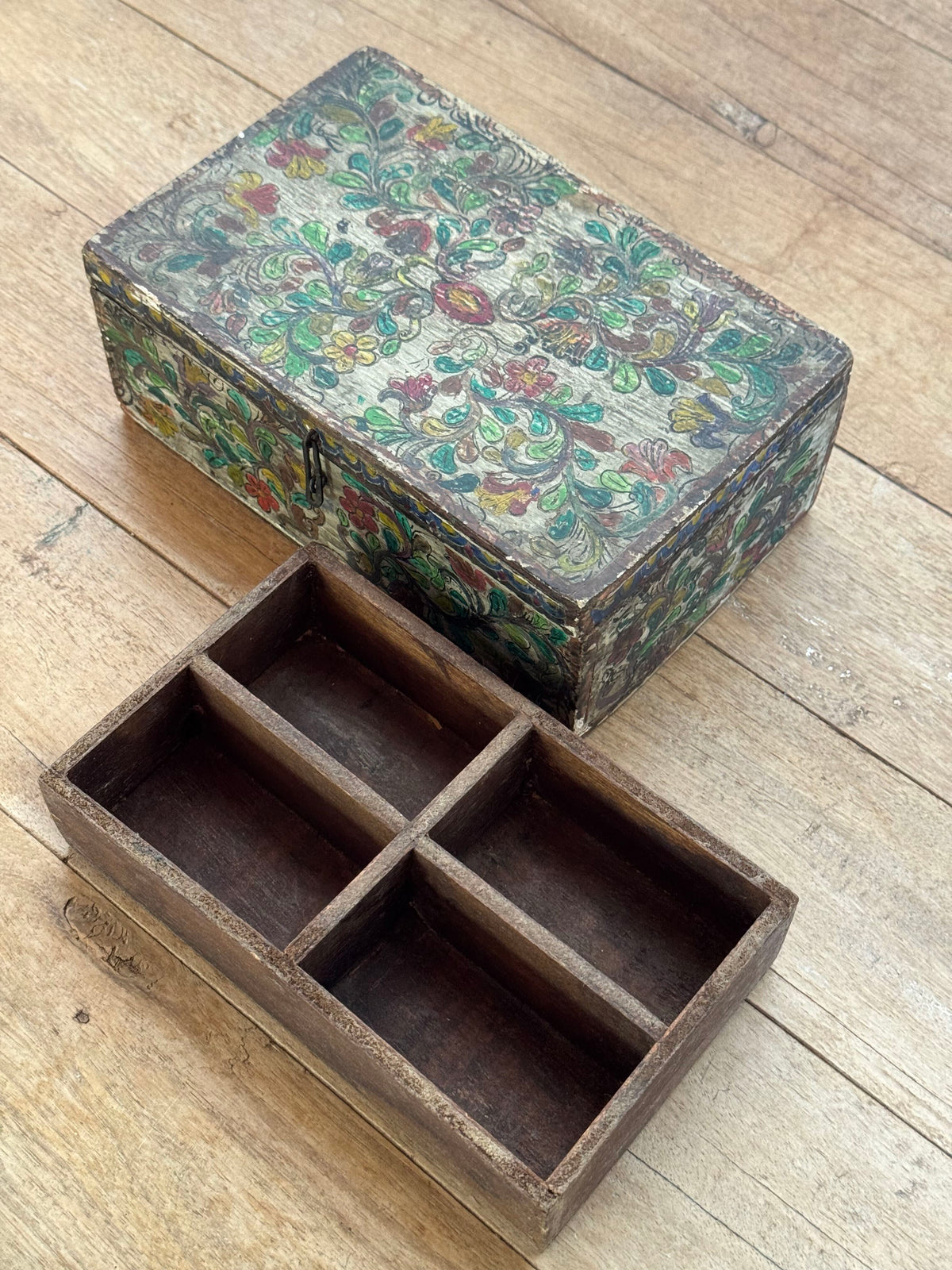 Kashmiri Folk Art Trinket Box