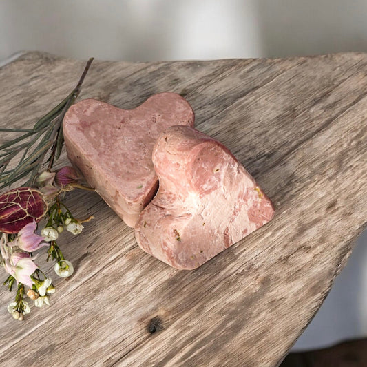 Rose Clay Heart Soap