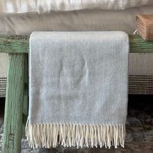 Load image into Gallery viewer, Herringbone Throw-Crystal Blue