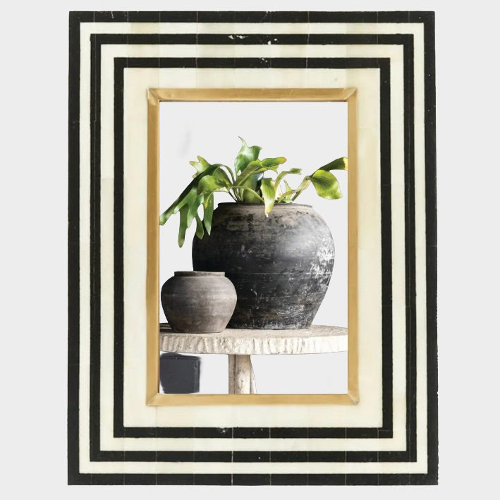 Black-Cream Picture Frame