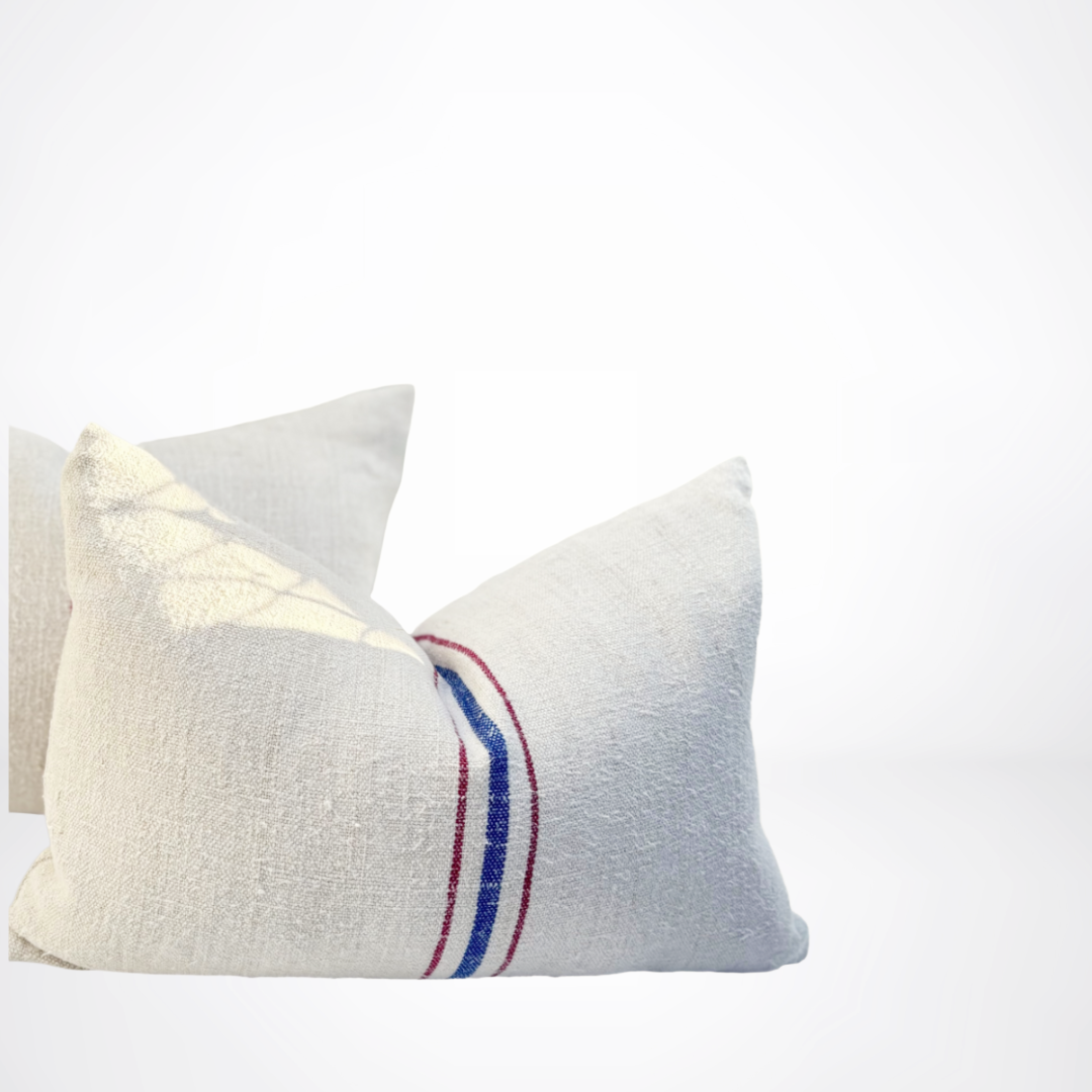 French Stripe Grain Sac Lumbar