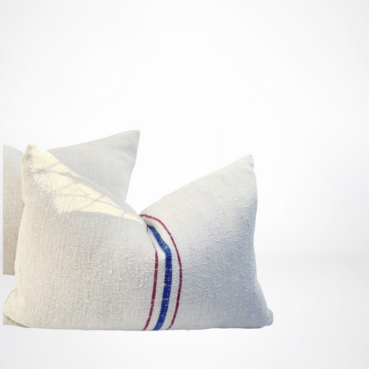 French Stripe Grain Sac Lumbar