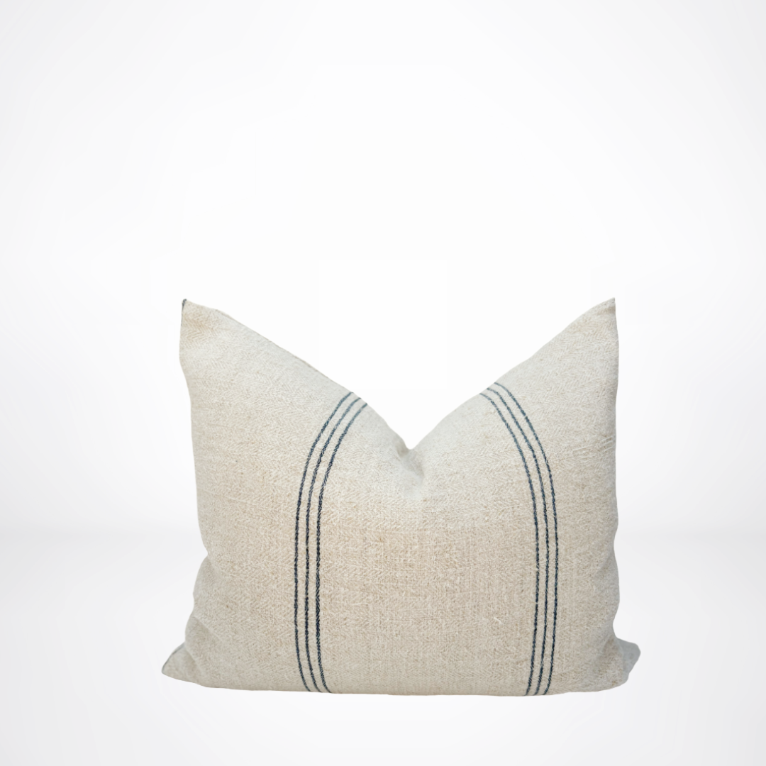 Six Bandes Grain de Sac Pillow