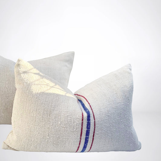 French Stripe Grain Sac Lumbar