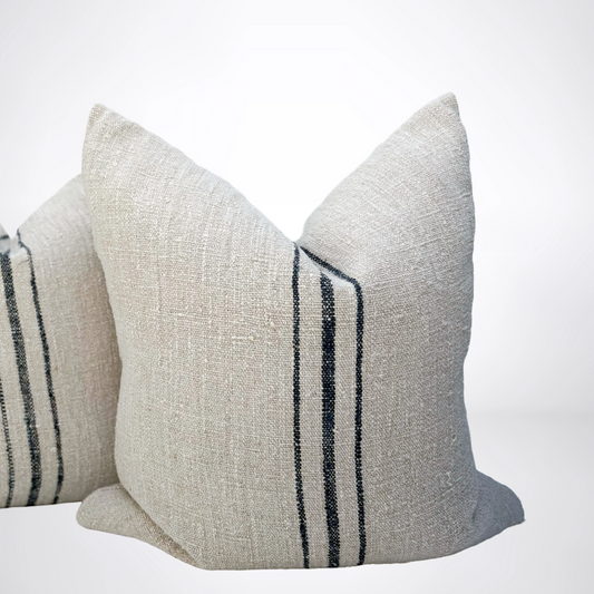 Trois Bandes Grain Sac Pillow