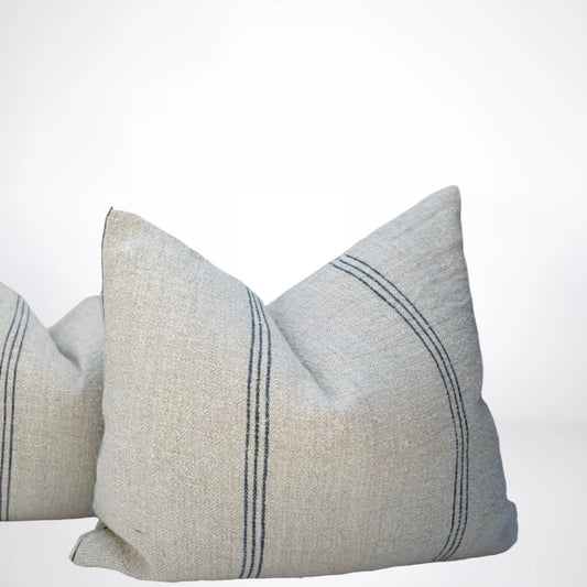 Six Bandes Grain de Sac Pillow