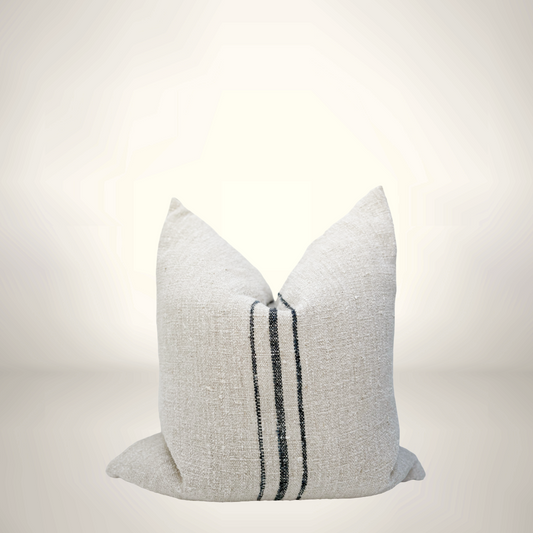 Trois Bandes Grain Sac Pillow