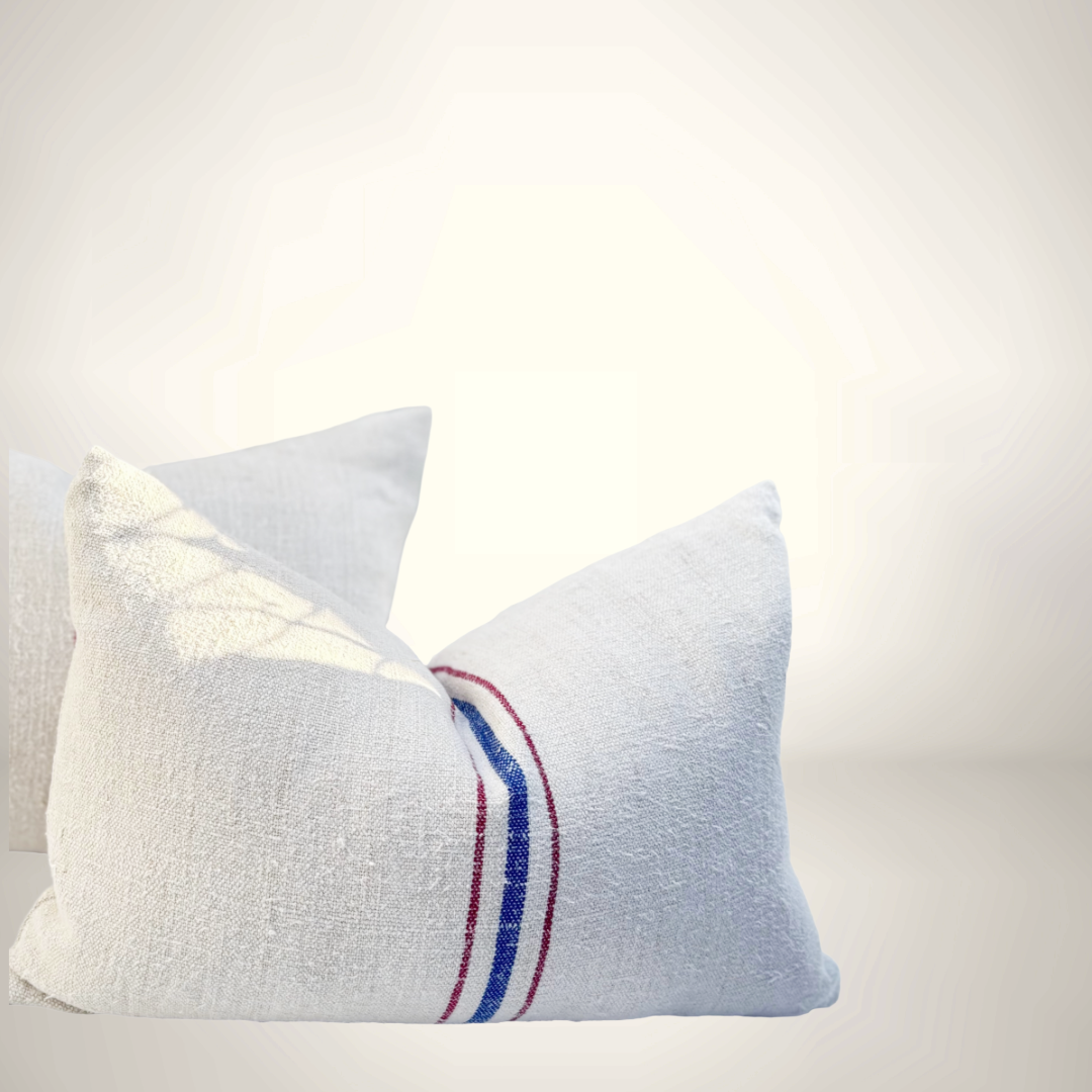 French Stripe Grain Sac Lumbar