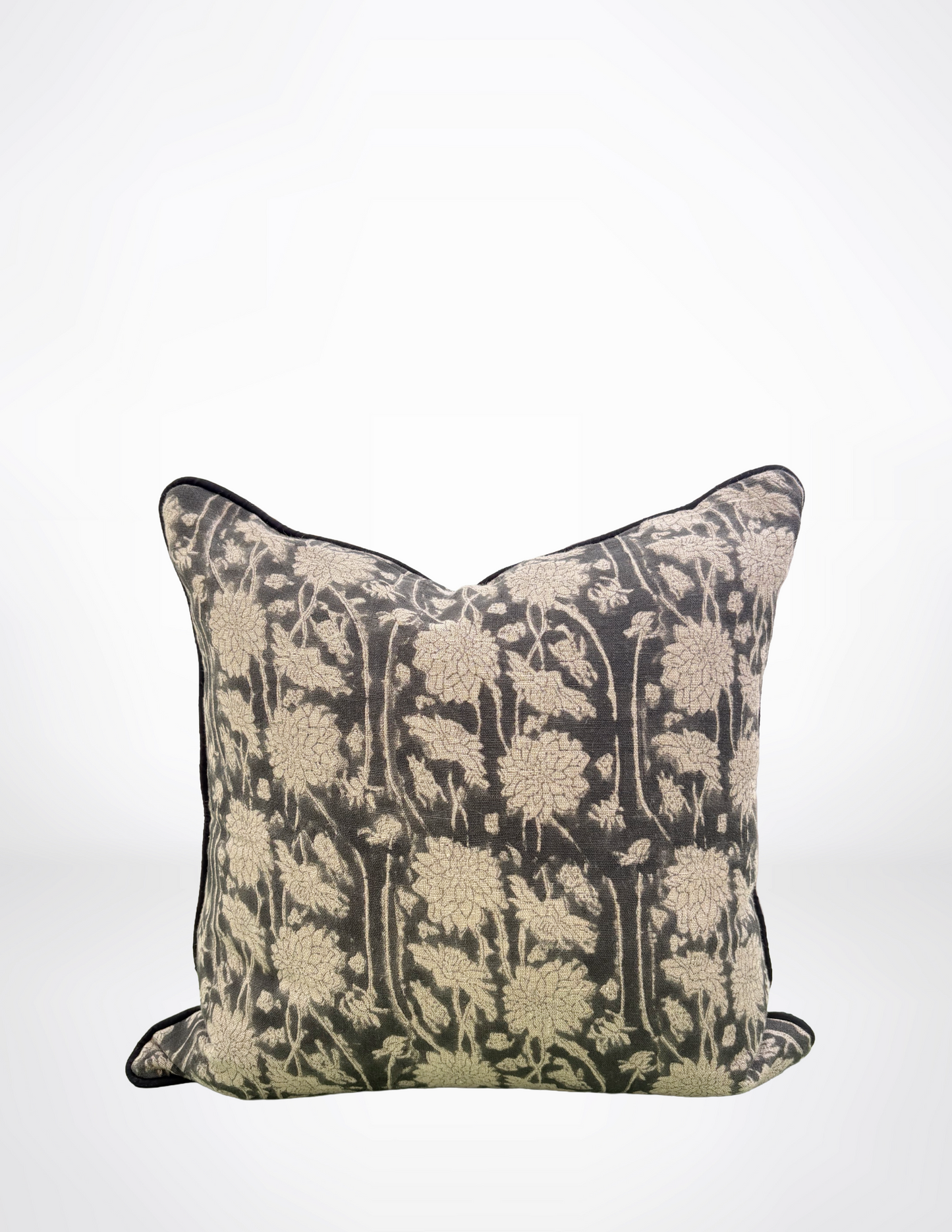 Lilia Pillow-Black/Gray