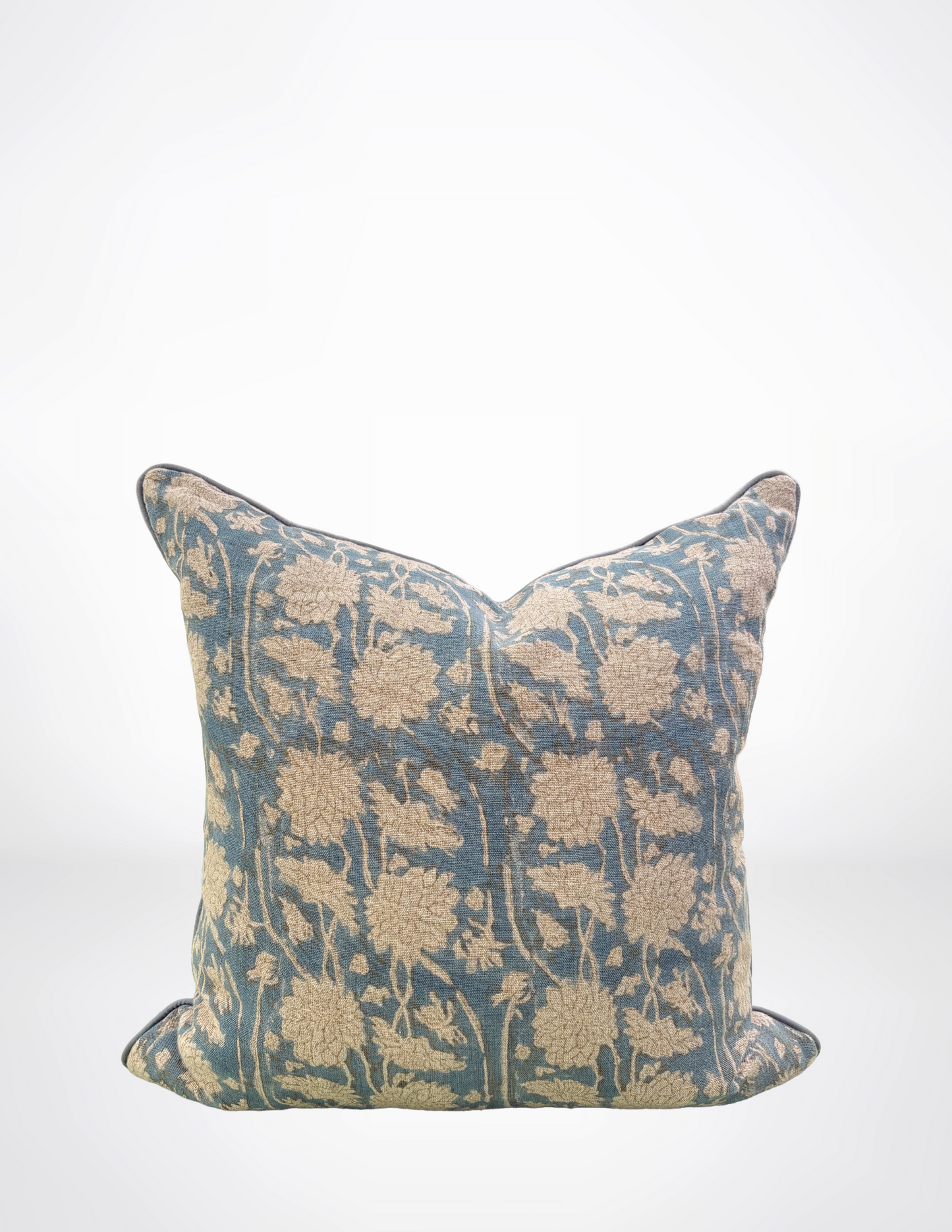 Lilia Pillow-Blue/Gray