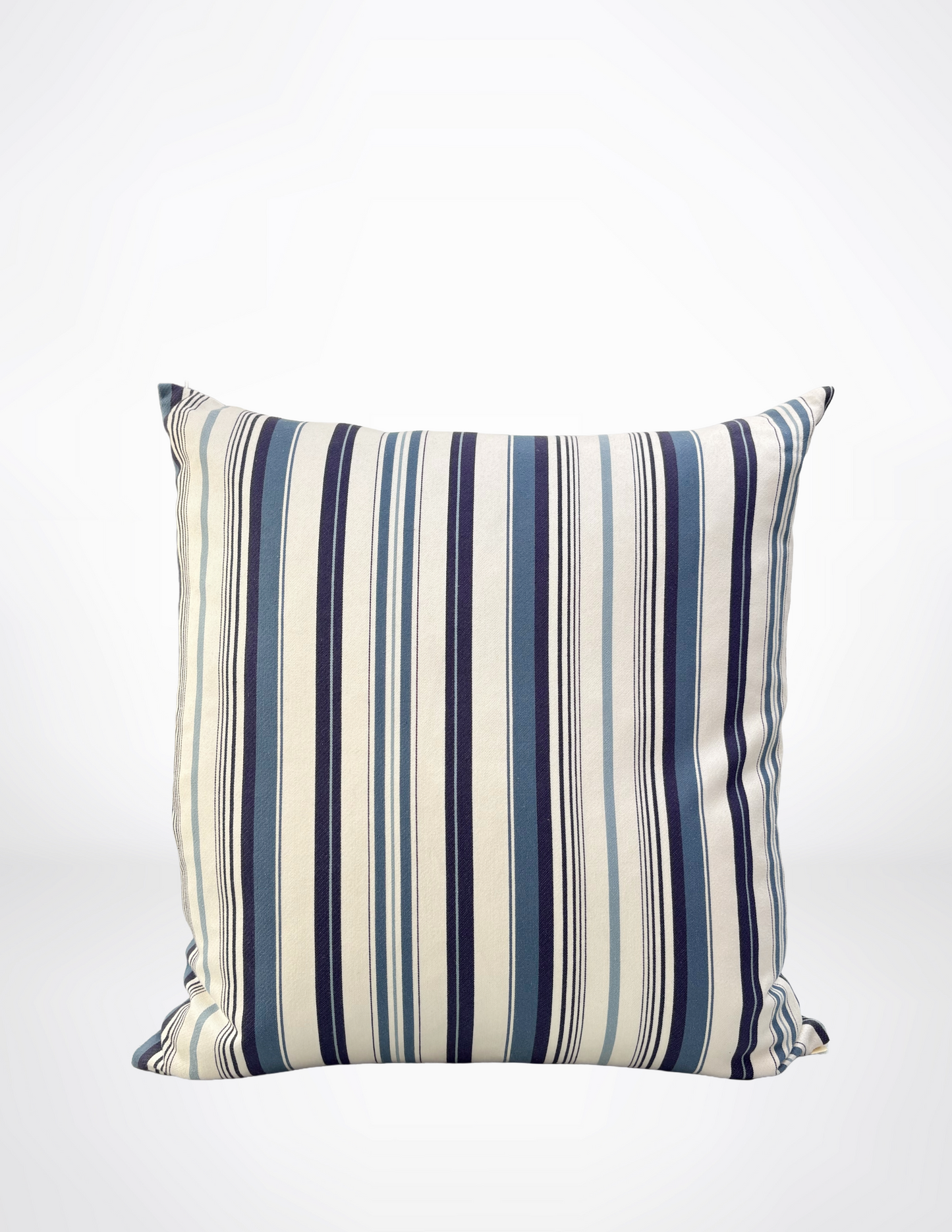 Blue Summer Stripes Pillow