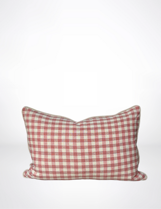 Patsy Check Lumbar Pillow