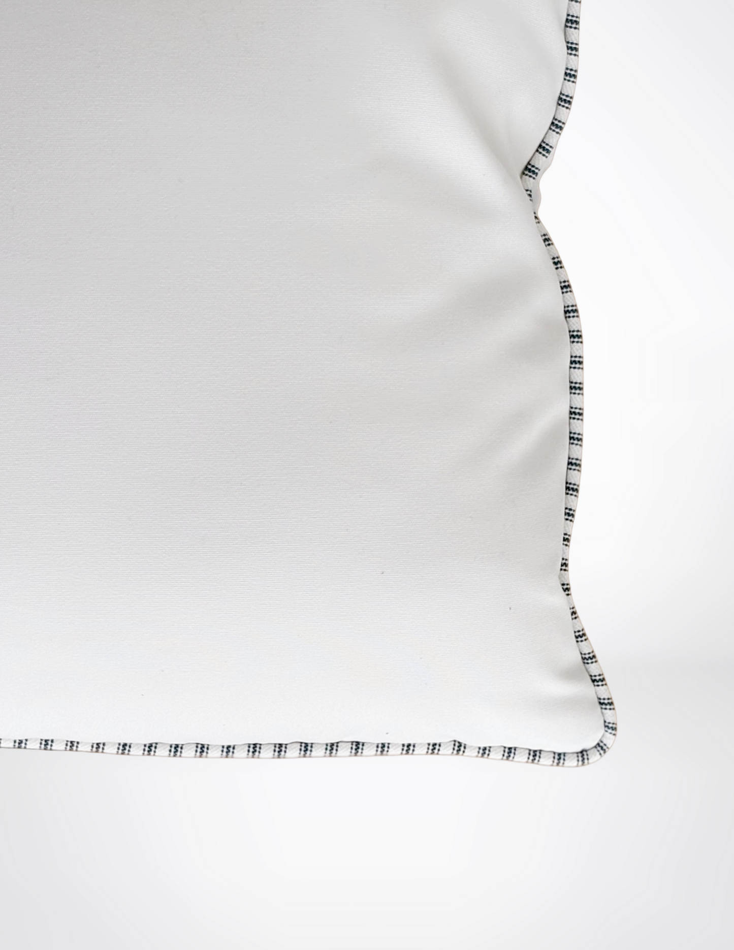 T & D White Outdoor Pillows