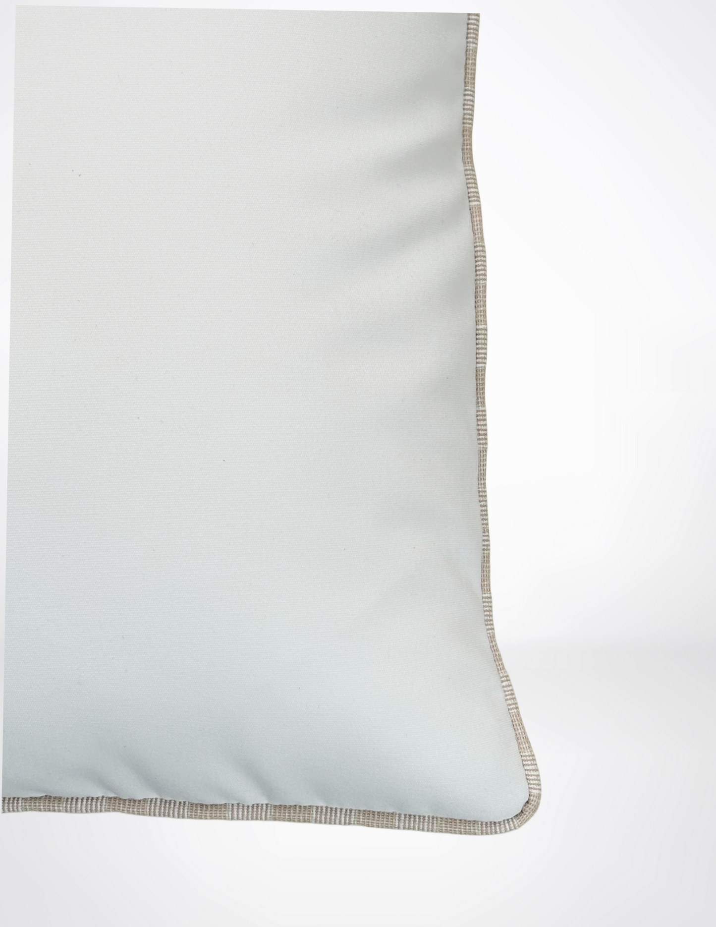T & D White Outdoor Pillows