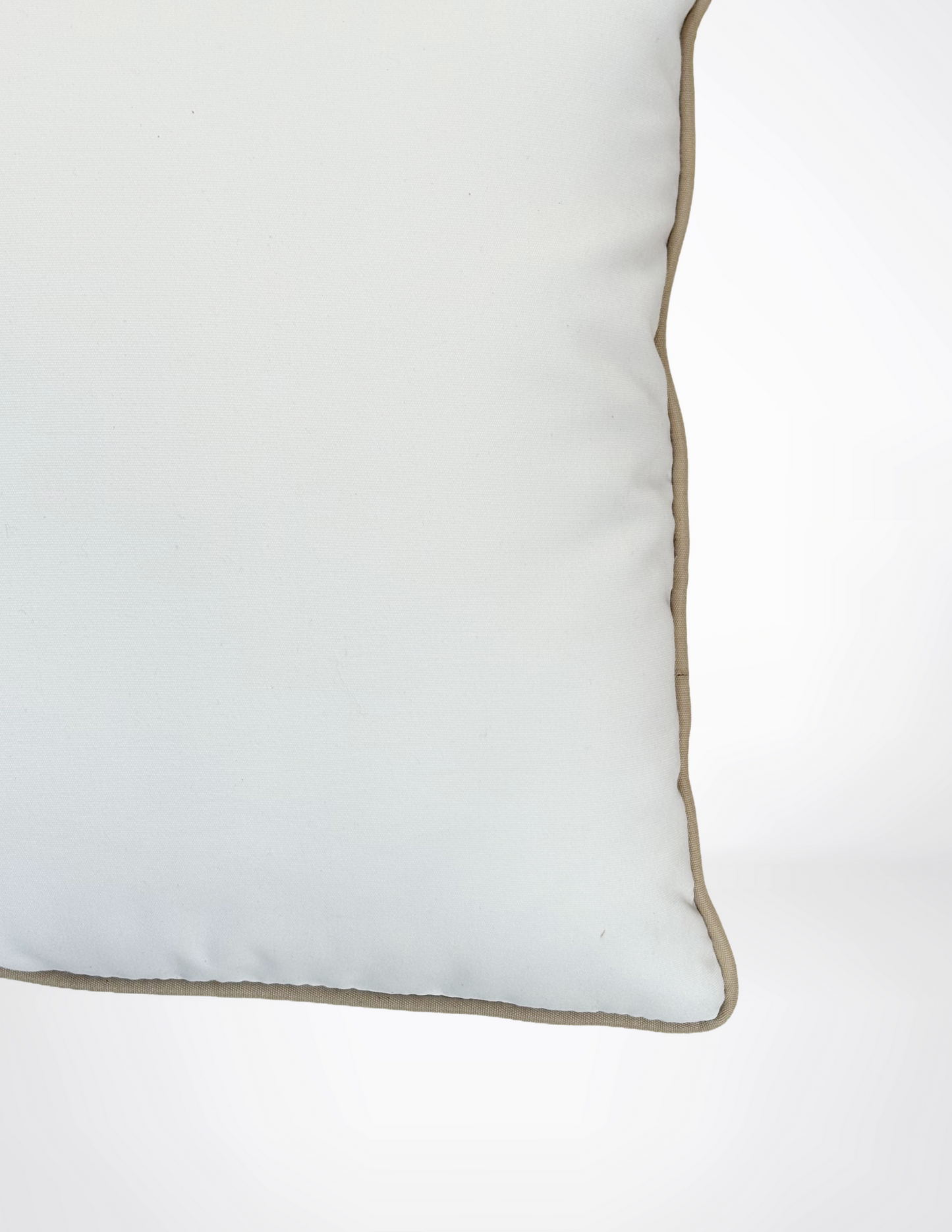 T & D White Outdoor Pillows