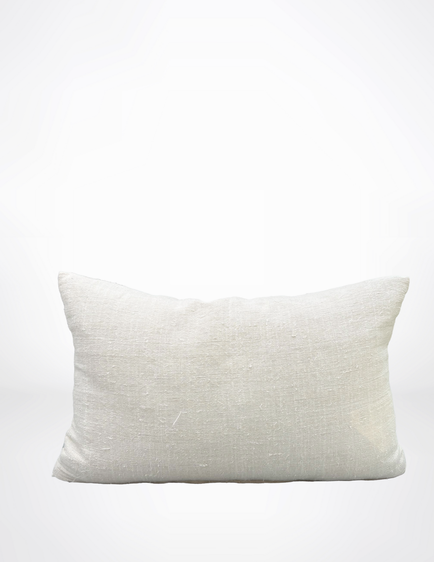 White pillow on a white background