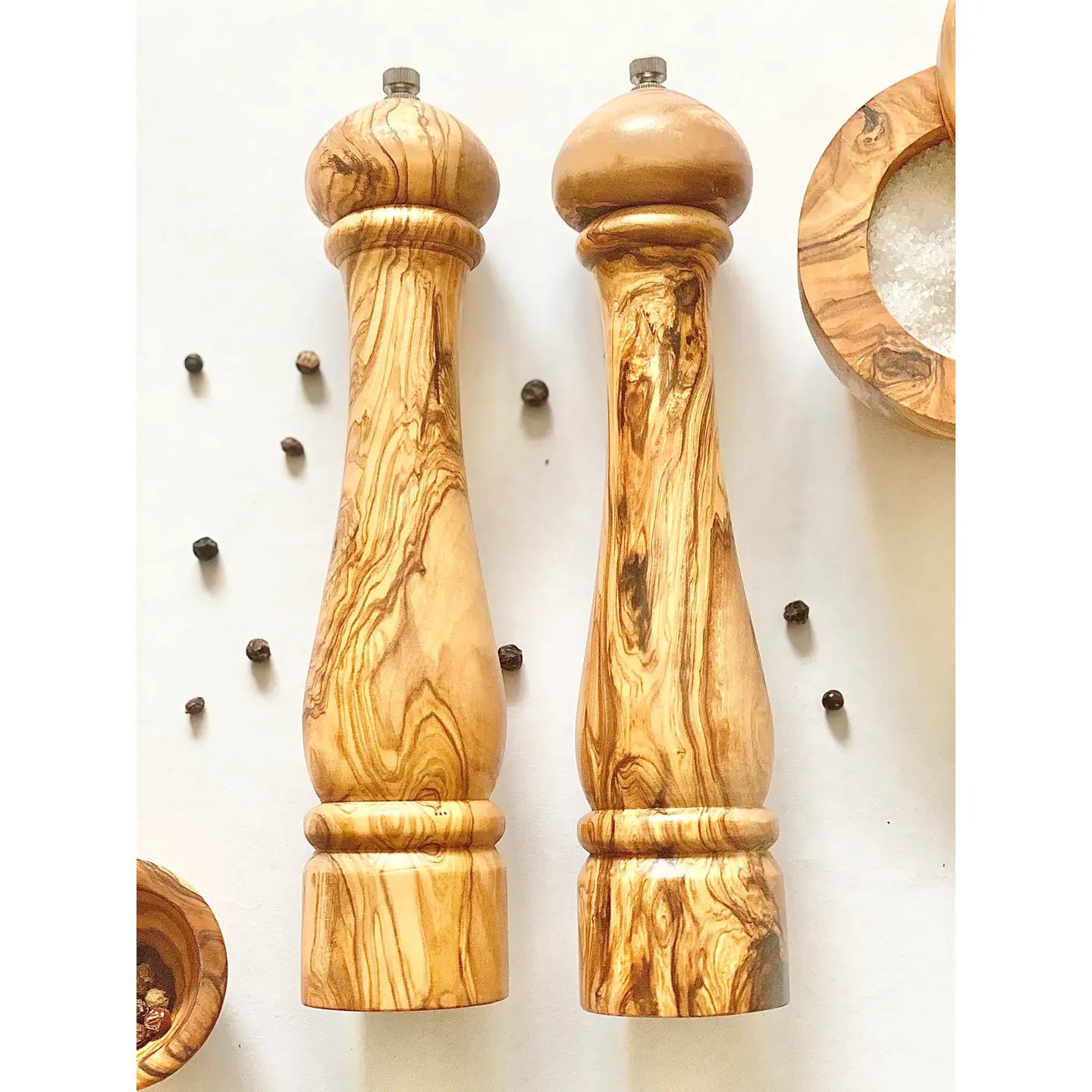 10" Olive Wood Salt/Pepper Mill