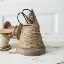 Load image into Gallery viewer, Spindle Twine Holder w/Scissors