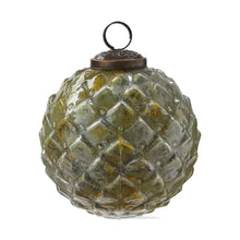 Load image into Gallery viewer, Antique Green Glass Ornament-Ball