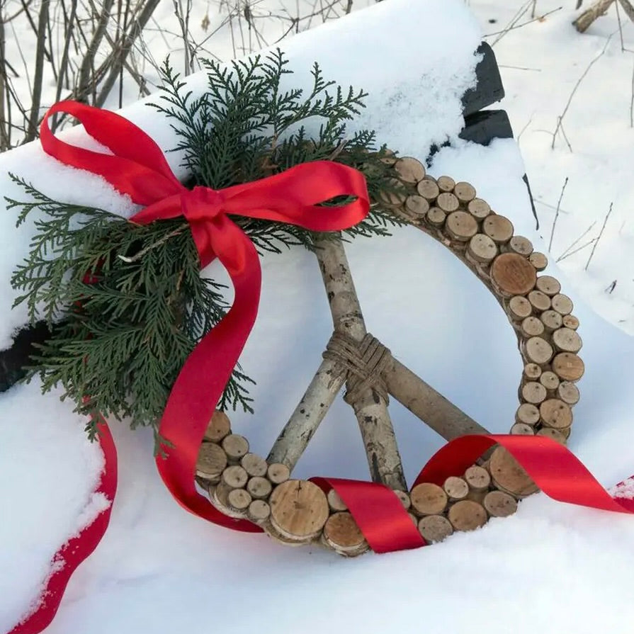 Layered Peace Wreath