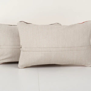 Oushak Rug Lumbar Pillow