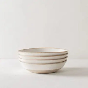 cream colored bowl with natural rim