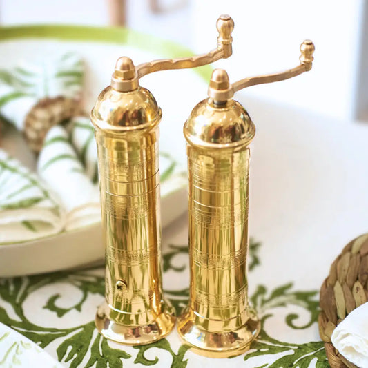 9" Greek Brass Salt/Pepper Mill