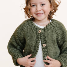 Load image into Gallery viewer, Olive Classic Kid&#39;s Cardigan