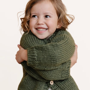 Olive Classic Kid's Cardigan