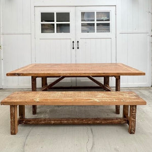 The Gabrielle Table and Bench Set