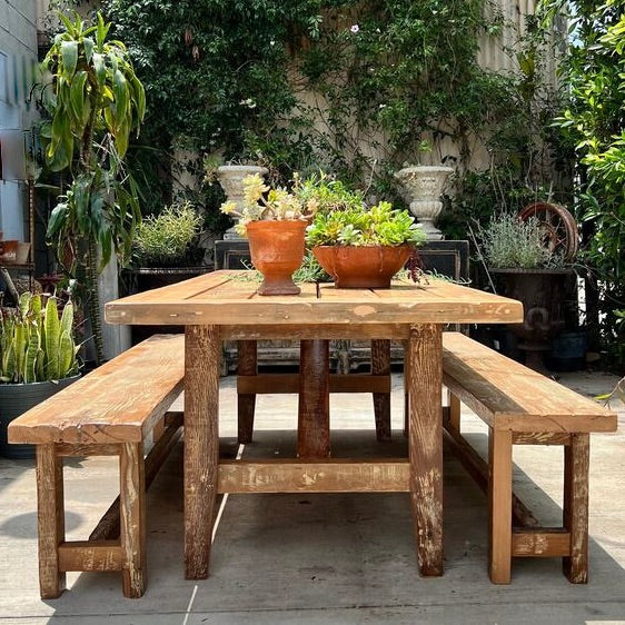 The Gabrielle Table and Bench Set