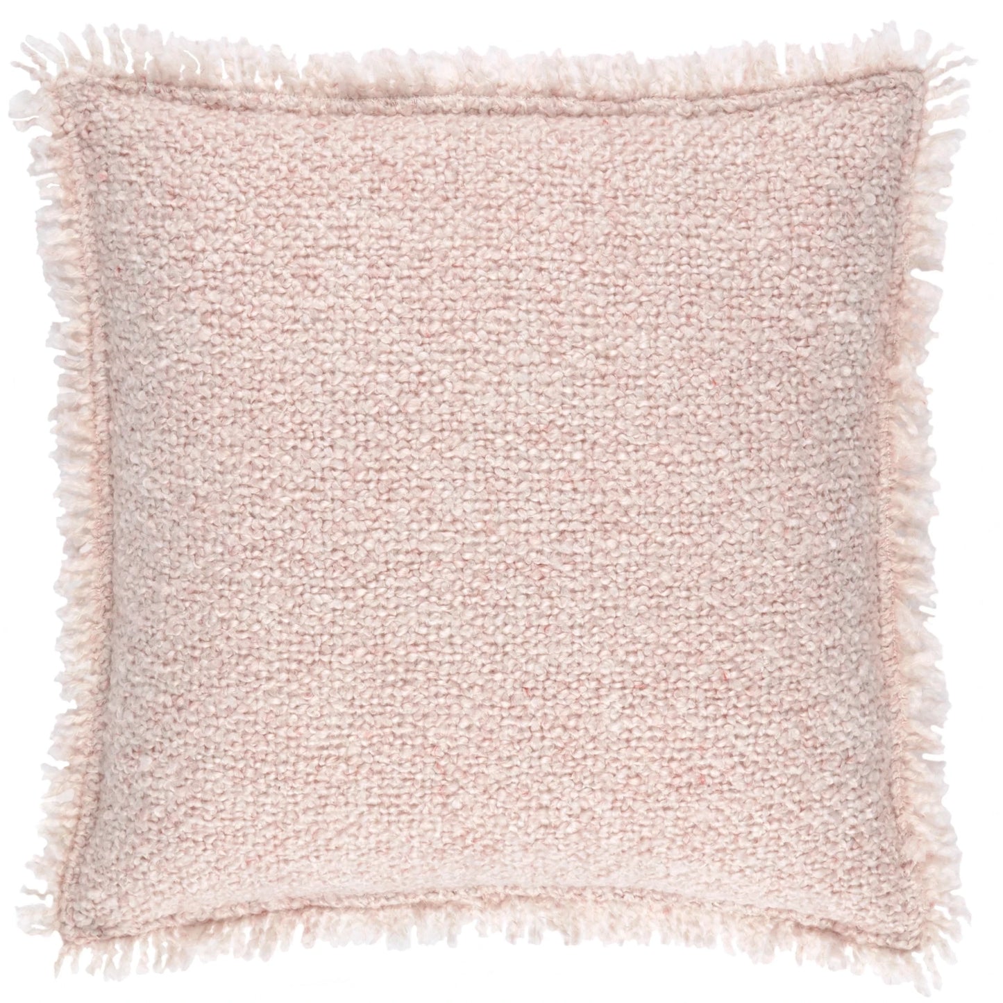 Boucle Indoor/Outdoor Pillow-Pink