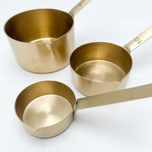 Load image into Gallery viewer, Set/3 Brass Measuring Cups
