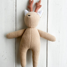 Load image into Gallery viewer, light brown deer stuffed animal for baby