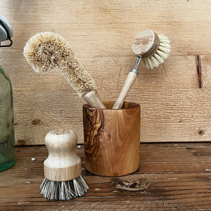 bottle cleaning brush with bamboo handle