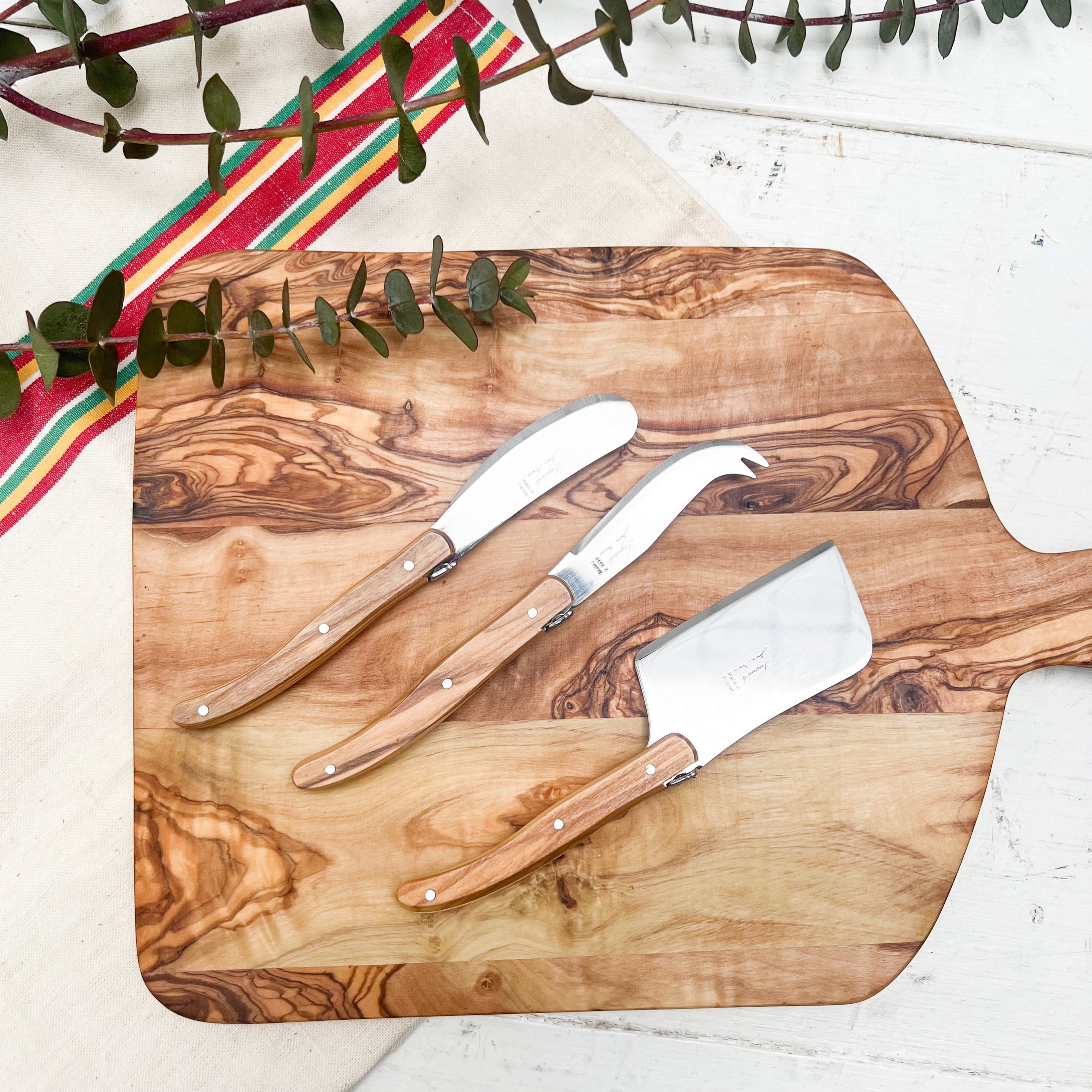 Olivewood Cheese Utensils