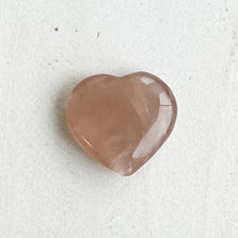 Load image into Gallery viewer, heart shaped pink rose quartz crystals
