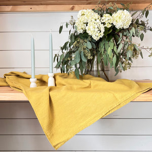 Linen Table Cloth / 55"x118"