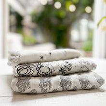 Load image into Gallery viewer, Organic Muslin Swaddle Blanket-Bunnies