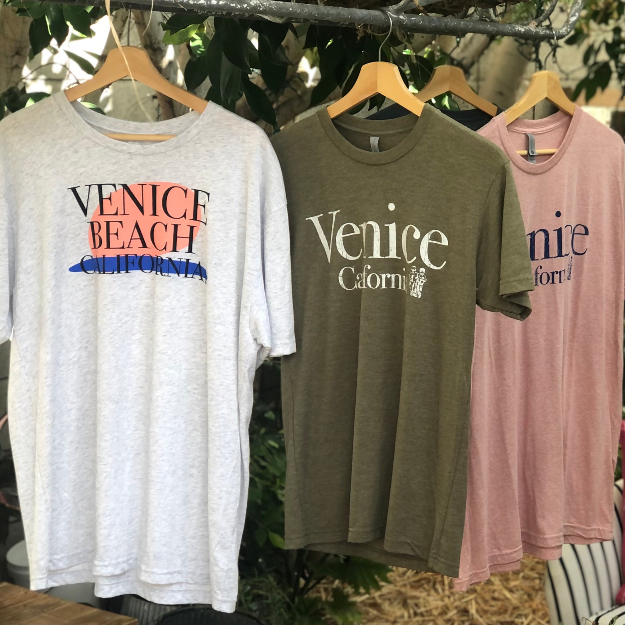 Venice CA T-Shirt Khaki – Tumbleweed & Dandelion LLC
